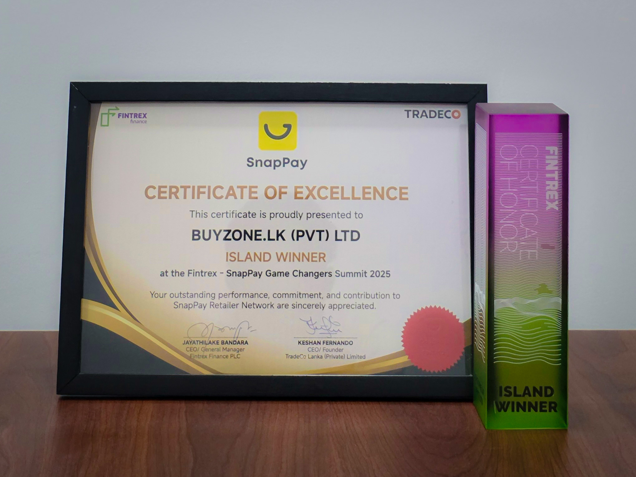 BuyZone award