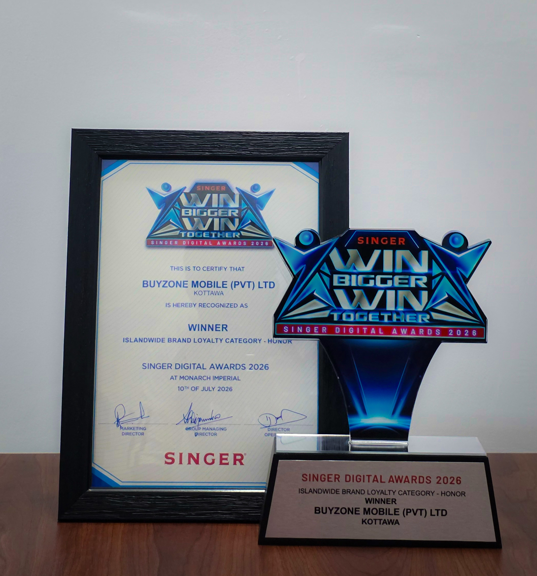 Samsung Colombo Greater Dealer Excellence Award